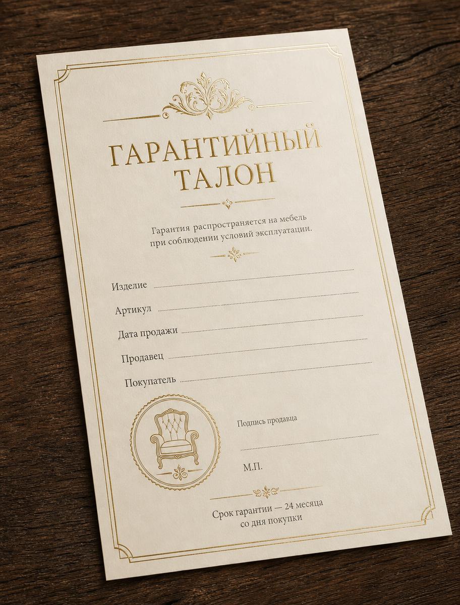 Гарантийный талон